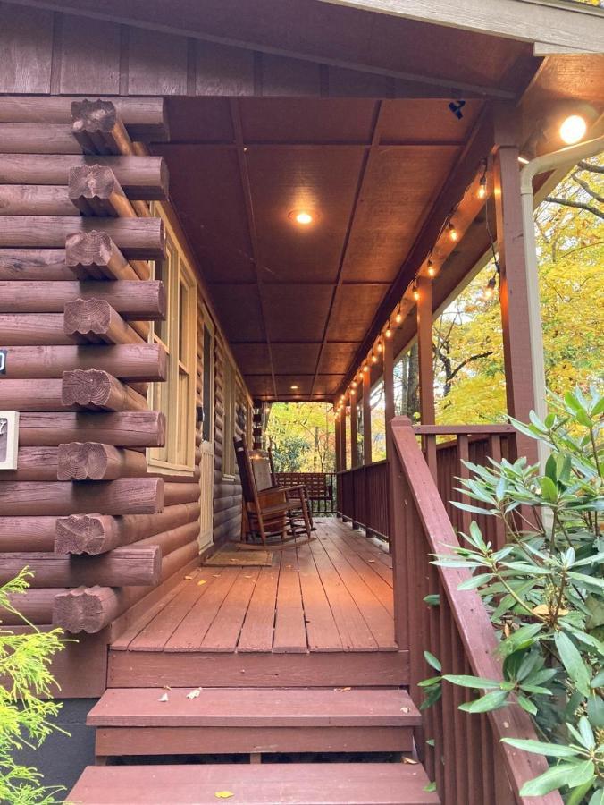 Log Cabin On Peaceful River Blowing Rock Exterior foto